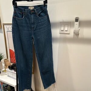 Madewell Women's Flare & Wide Leg Jeans in Dark Blue
